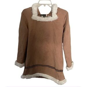 UNDERWRAPS Eskimo kisses mini hooded Halloween costume dress size medium
